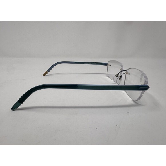 Silhouette 5379 6056 Blue Rimless Eyeglass Frames 40-17-130 Austria Authentic